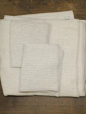 Arch Studio Heather Jersey 3-Piece Quilt Set 100202684FQ Silver Ash Gray Queen